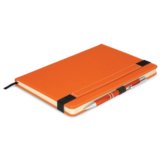 Classic Notebooks and Pens Orange